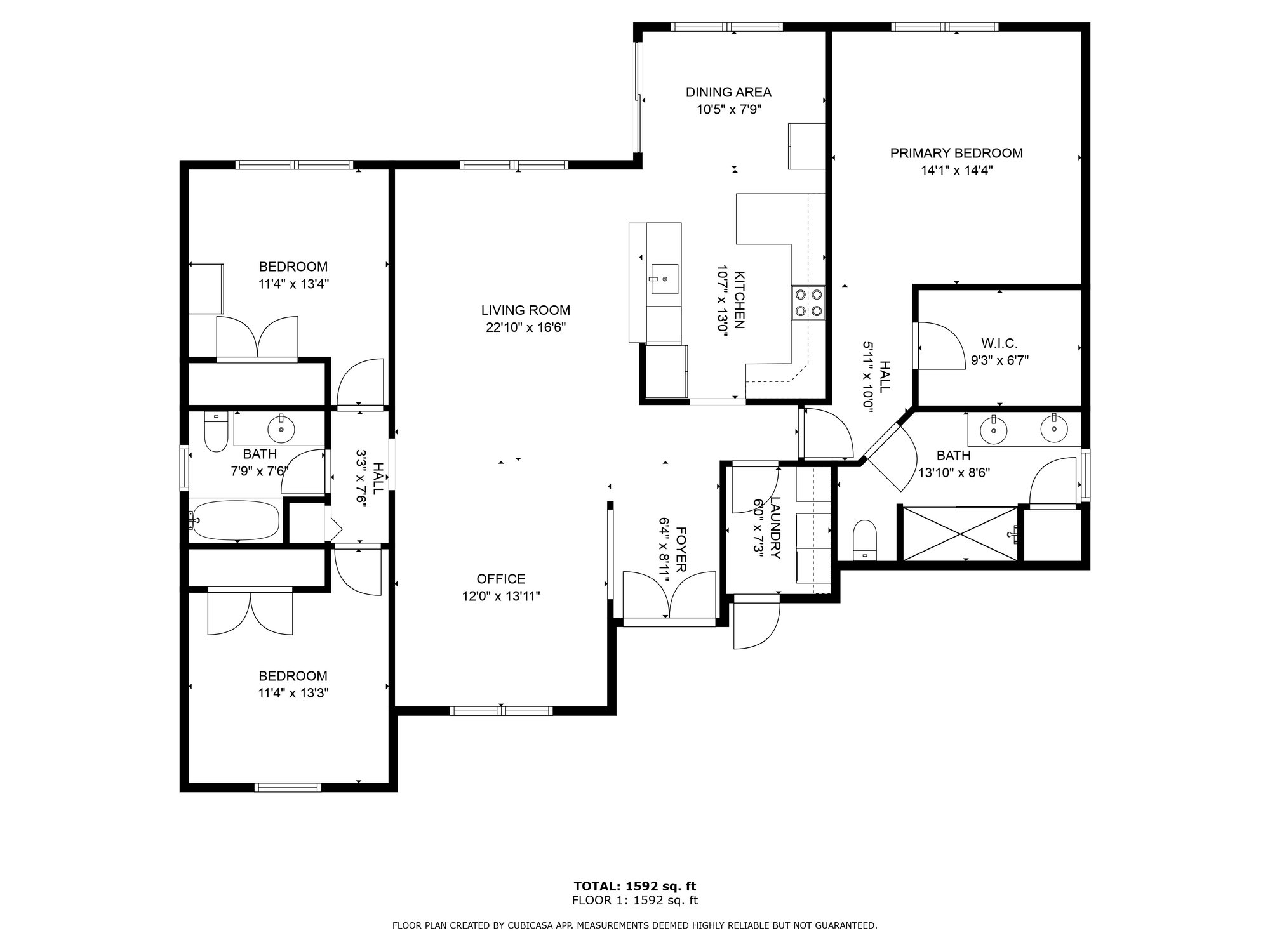 black and white floorplan